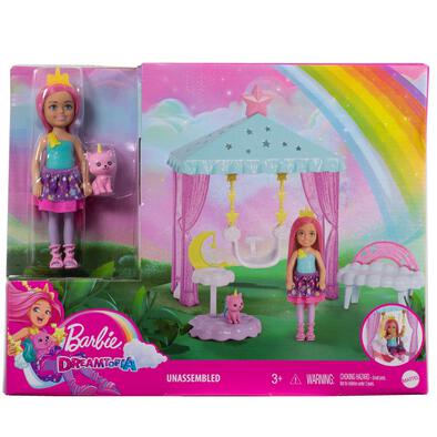 Barbie Fairytale Chelsea Fantasy Playset With Doll