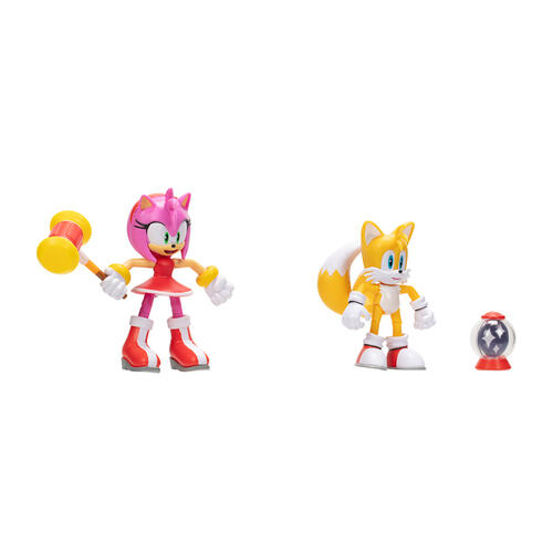 Sonic 4 Inch Figure 2 Pack Modern Tails & Modern Amy