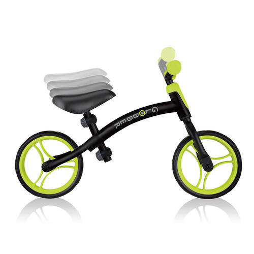 Globber Go Bike Black Lime Green Toddler Balance Bike