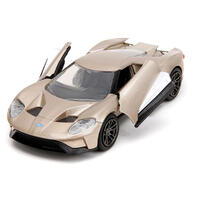 Pink Slips 1:32 2017 Ford GT Die-Cast Car, Toys for Kids and Adults (Metallic Gold)