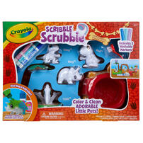 Crayola Scribble Scrubbie Pets, Ocean Animals Playset, Color & Wash  Creative Toy, Gift for Kids, Age 3-6