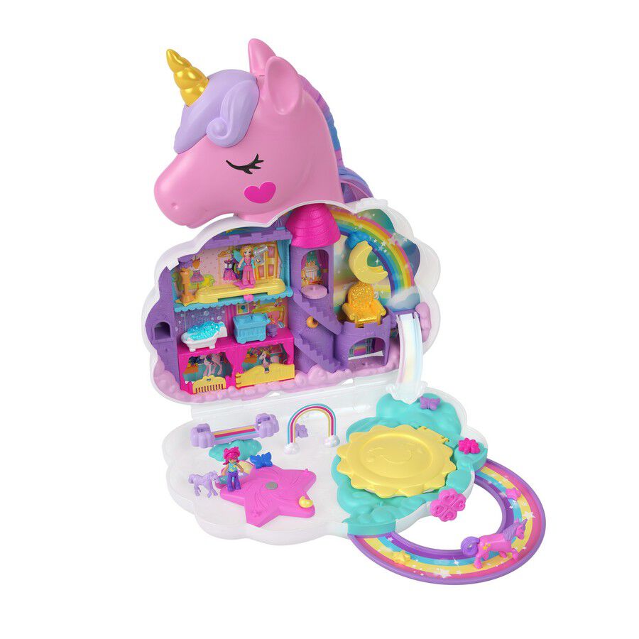 Polly Pocket Rainbow Unicorn Salon Toys R Us Brunei Official Website