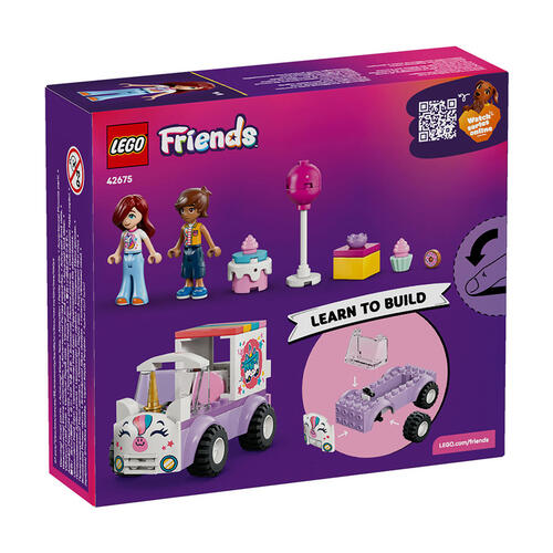 (Pre-Order) LEGO Friends Unicorn Cake Delivery Car 42675 (Estimated Early Jan 2026)