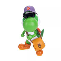 The Super Mario Galaxy Movie - 5&rdquo; Figure Series &ndash; Yoshi Figure with Hat, Sunglasses, and Satchel Accessories