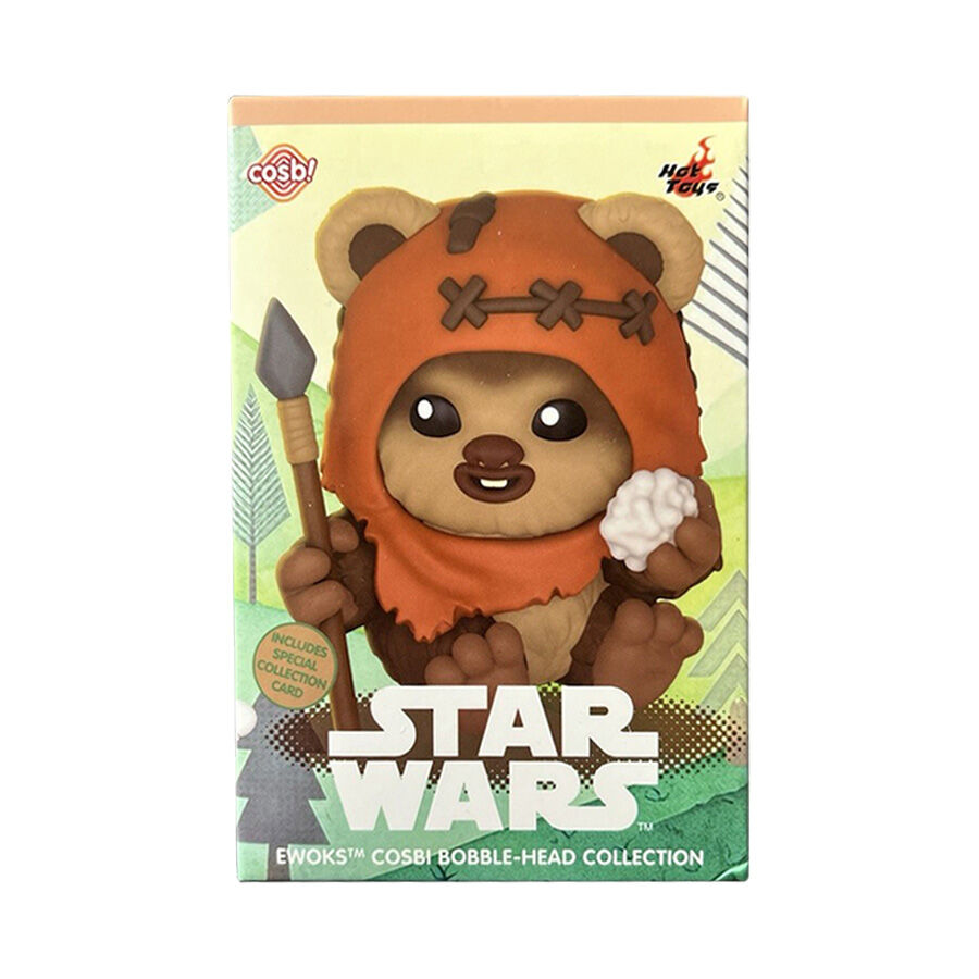 Star Wars Ewoks Cosbi ボブルヘッドコレクション 8体セット Hot Toys Star Wars Cosbi Ewoks Figure Blind Box 8 set Celebration