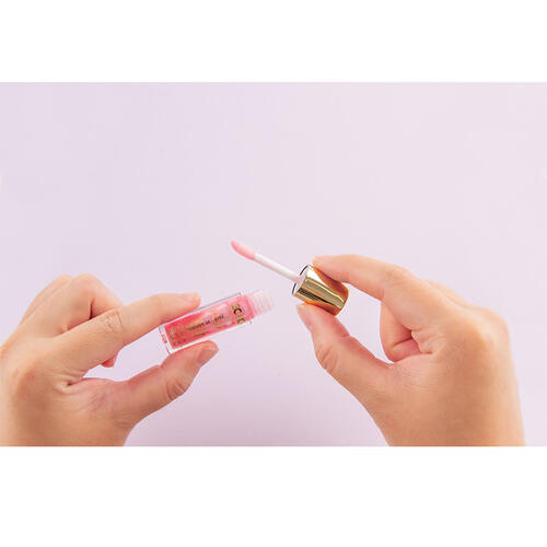 Pink & Gold 10-pack Mini Wand Lip Gloss Set