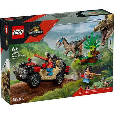 LEGO Jurassic World Dinosaur Raptor Off-Road Escape 76972