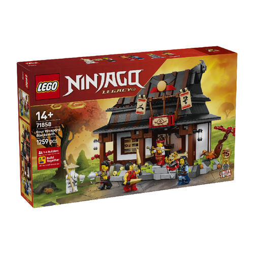 (Pre-Order) LEGO NINJAGO Four Weapons Blacksmith 15th Anniversary 71858 (Estimated Early Jan 2026)