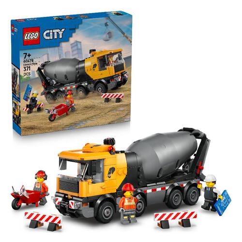 (Pre-Order) LEGO City Cement Mixer 60478 (Estimated Early Jan 2026)