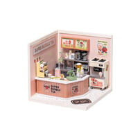 Robotime Rolife Super Creator Double Joy Bubble Tea Plastic DIY Miniature House Kit