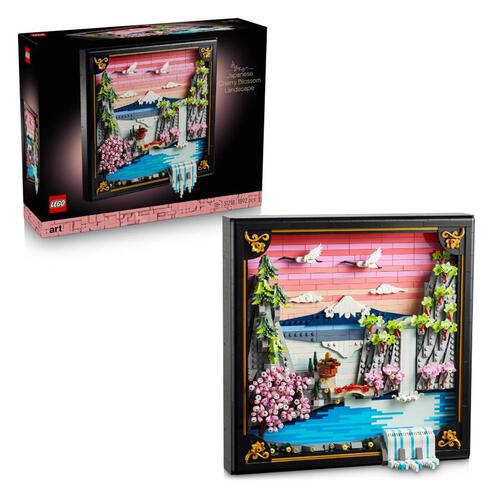 (Pre-Order) LEGO Art Japanese Cherry Blossom Landscape 31218 (Estimated Early Jan 2026)