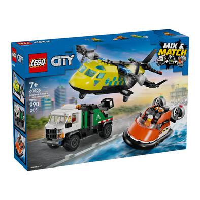 (Pre-Order) LEGO City Airplane, Service Truck & Hovercraft Remix 60505 (Estimated Early Jan 2026)