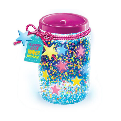 4M KidzMaker Galaxy Glow Jar