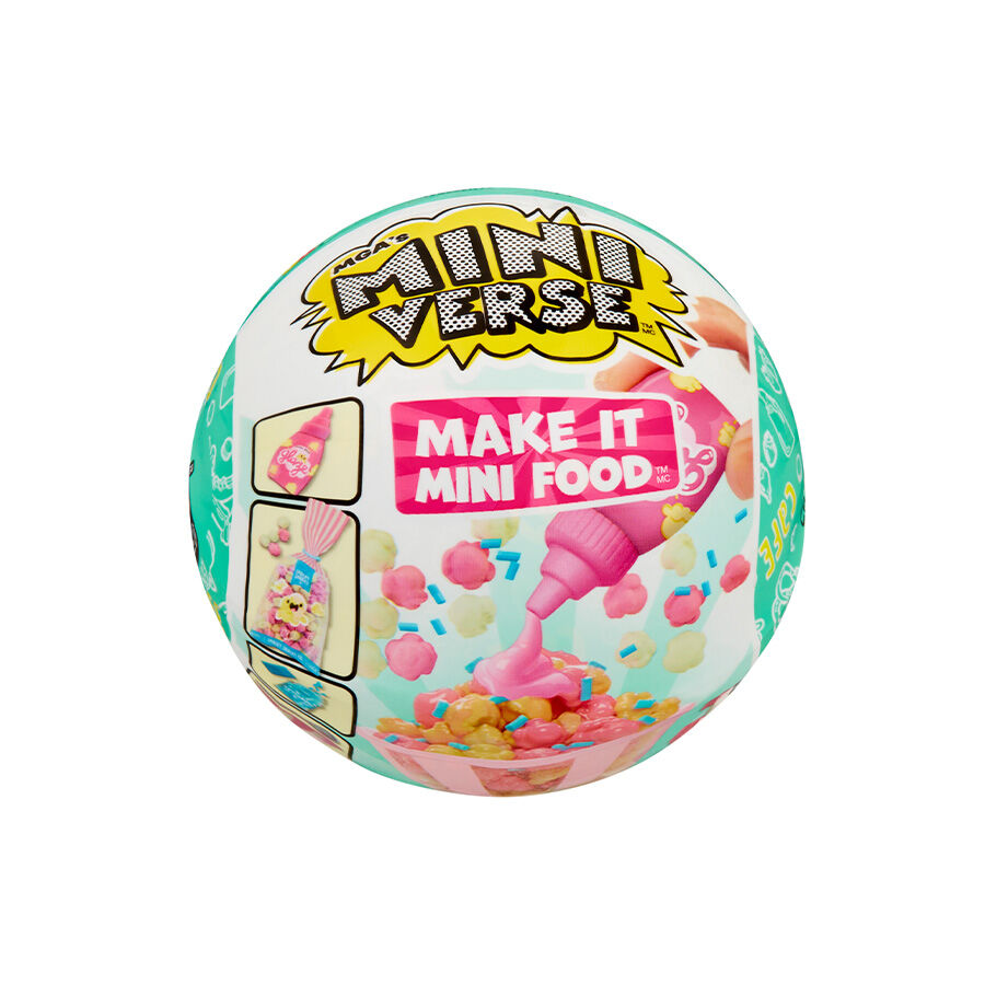 MGA's Miniverse Make It Mini Food Cafe Series 2 Mini Collectibles (2 Pack),  Mystery Blind Packaging, DIY, Resin Play, Replica Food, NOT Edible