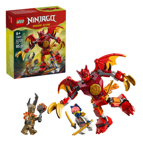 (Pre-Order) LEGO NINJAGO Kai&rsquo;s Dragon Mech Battle Pack 71851 (Estimated Early Jan 2026)