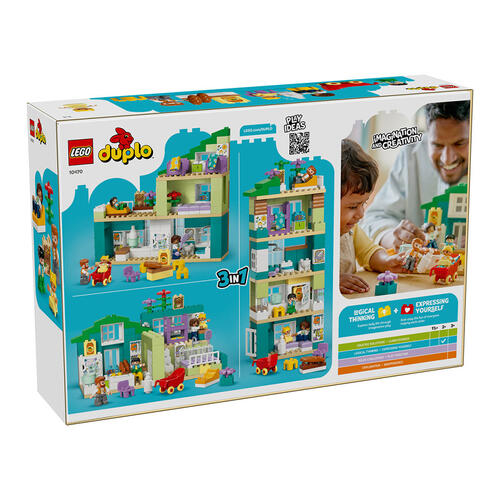 LEGO DUPLO Town 3 in 1 Modern Family House with Figures 10470