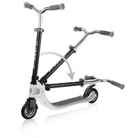 Globber Flow Foldable 125 White And Black 2-Wheel Scooter