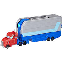 Transformers EarthSpark Optimus Prime Battle Trailer Playset