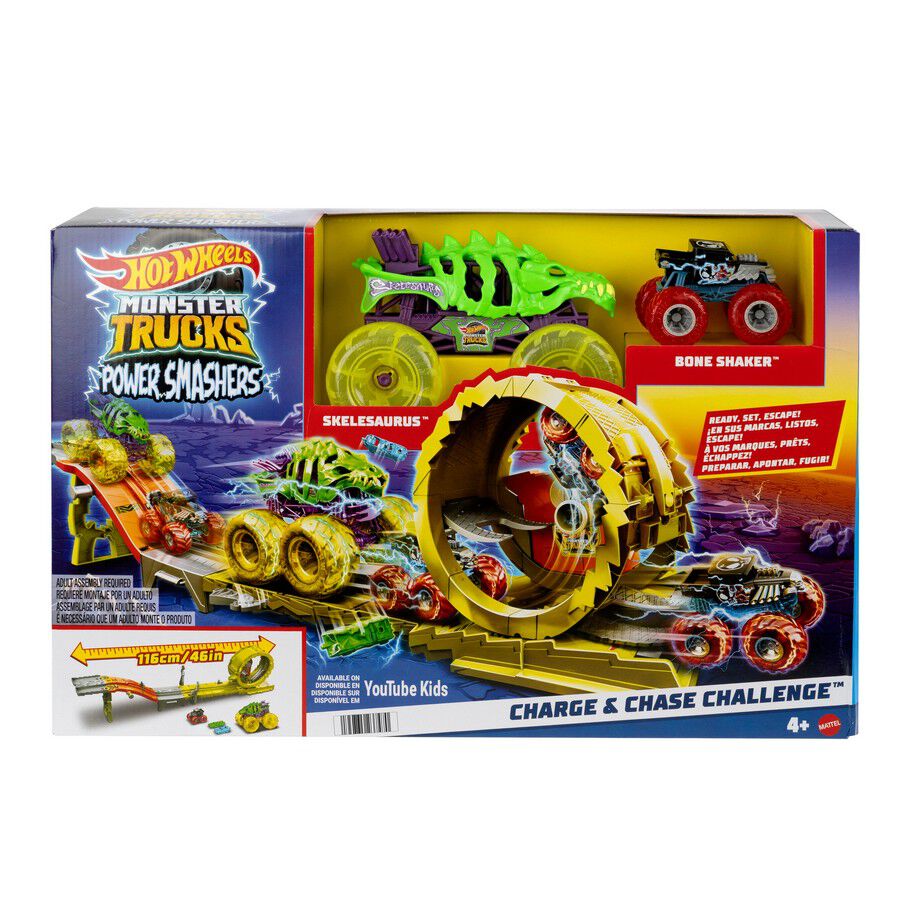 Hot Wheels Monster Trucks Power Smashers Destruction & Chase | Toys”R”Us –  Brunei