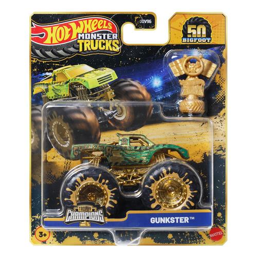 Hot Wheels Monster Truck 1:64 Bigfoot Trophy Champions Singles - Assorted (1 Pcs)